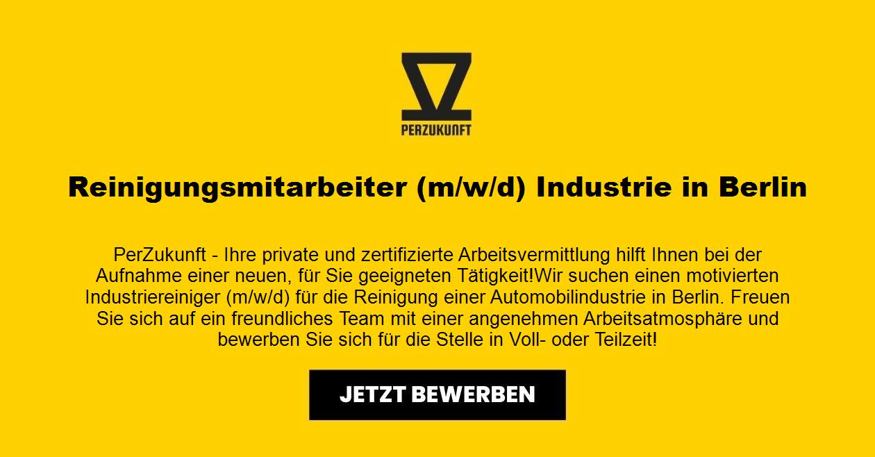 Reinigungsmitarbeiter (m/w/d)  Industrie in Berlin