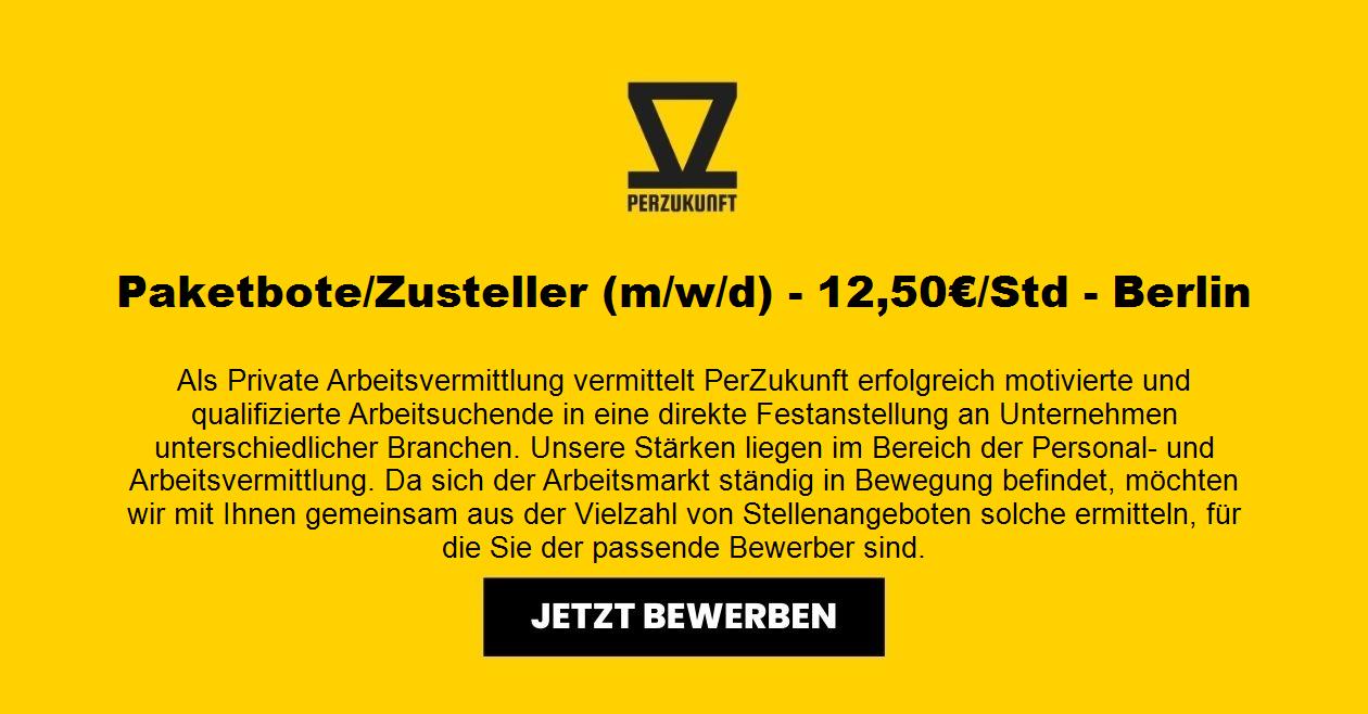 Paketbote/Zusteller (m/w/d) - 20,89€/Std - Berlin