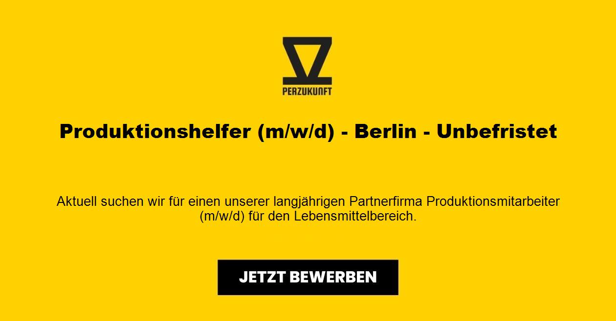 Produktionshelfer (m/w/d) - Berlin