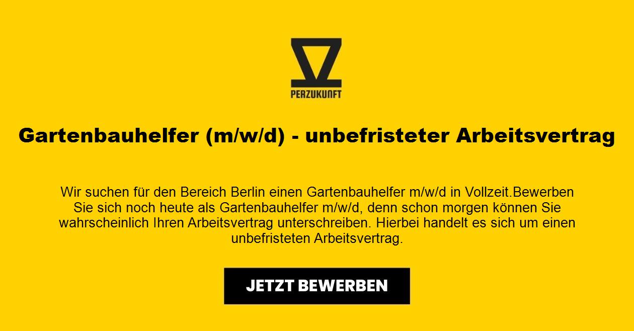 Gartenbauhelfer (m/w/d) - Vollzeit