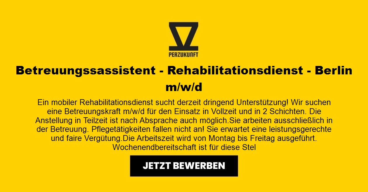 Betreuungssassistent - Rehabilitationsdienst m/w/d