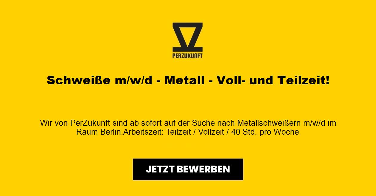 Schweiße m/w/d - Metall