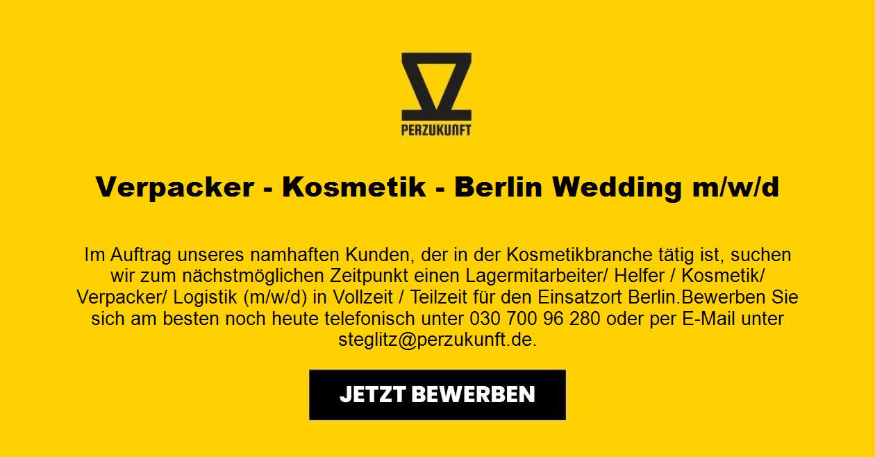 Verpacker - Kosmetik - Berlin Wedding m/w/d