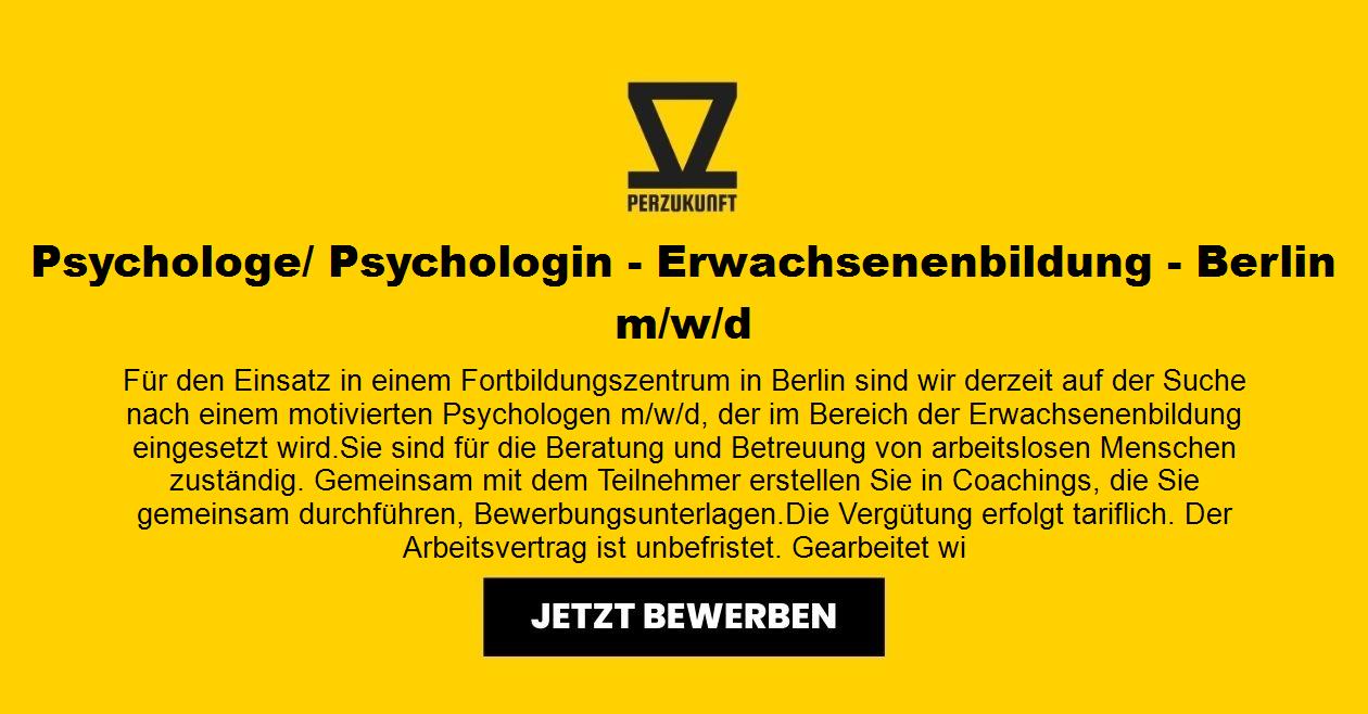 Psychologe/ Psychologin  Erwachsenenbildung - Berlin (m/w/d)