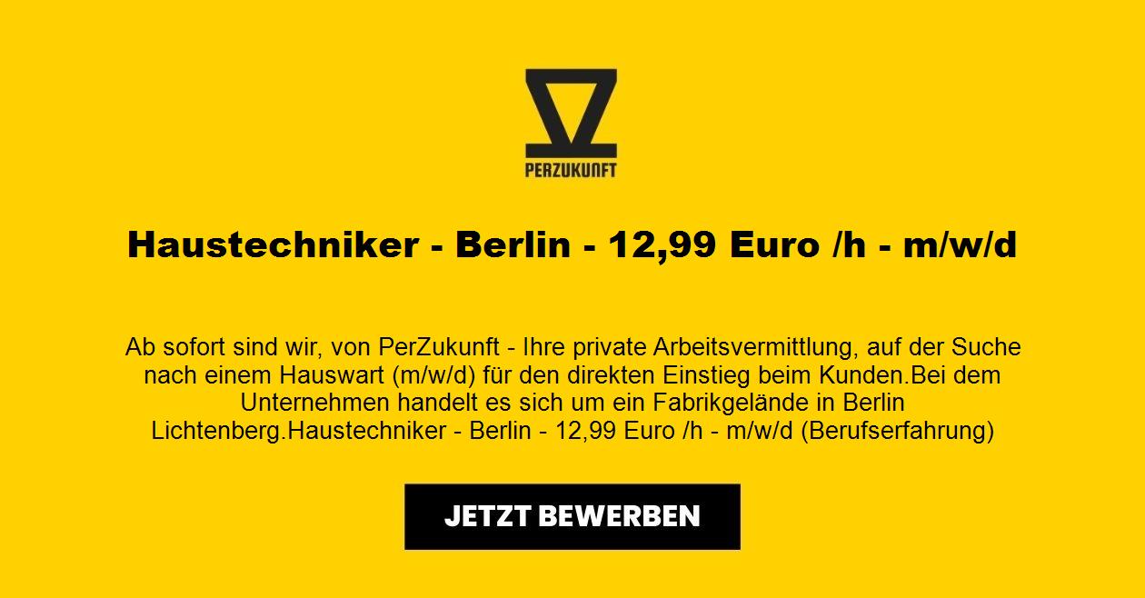 Haustechniker - Berlin - 36,26 Euro /h - m/w/d