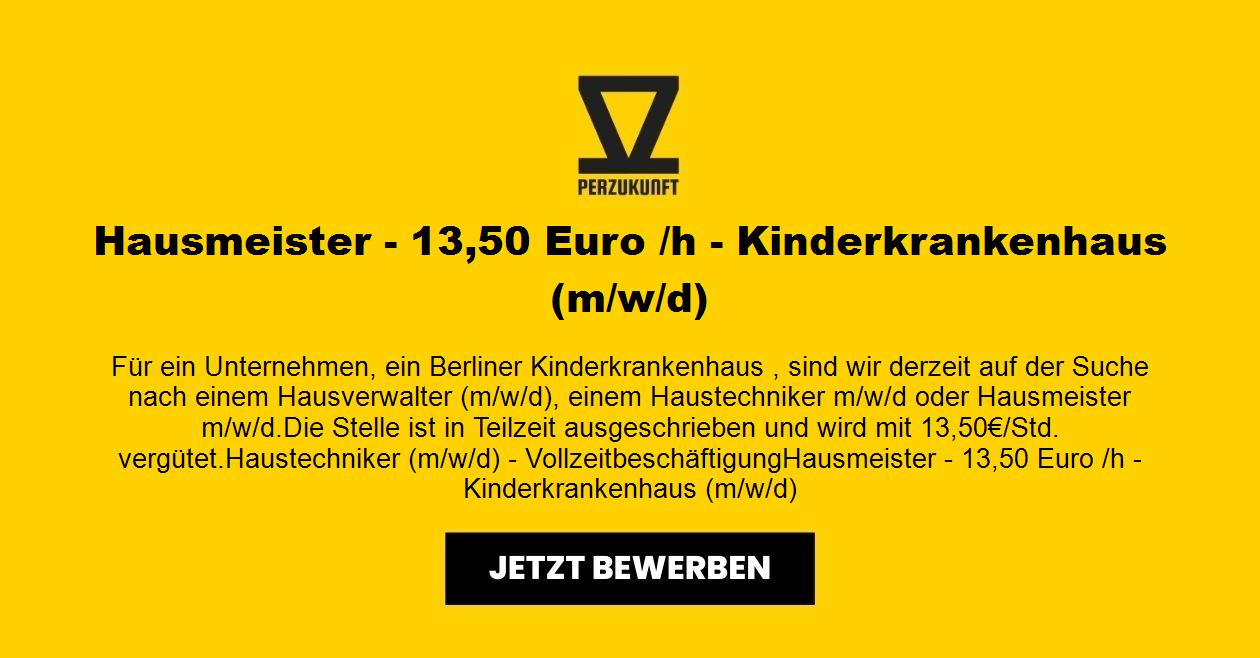 Hausmeister - 37,70 Euro /h - Kinderkrankenhaus (m/w/d)