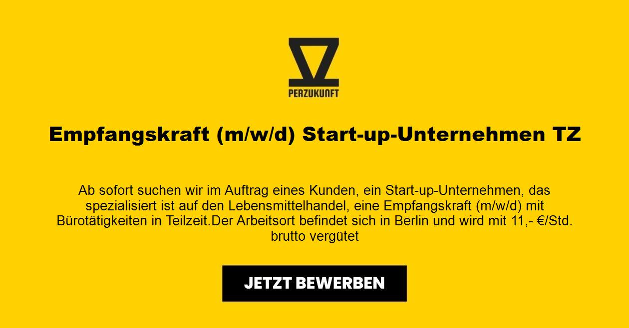 Empfangskraft m/w/d Start-up-Unternehmen TZ