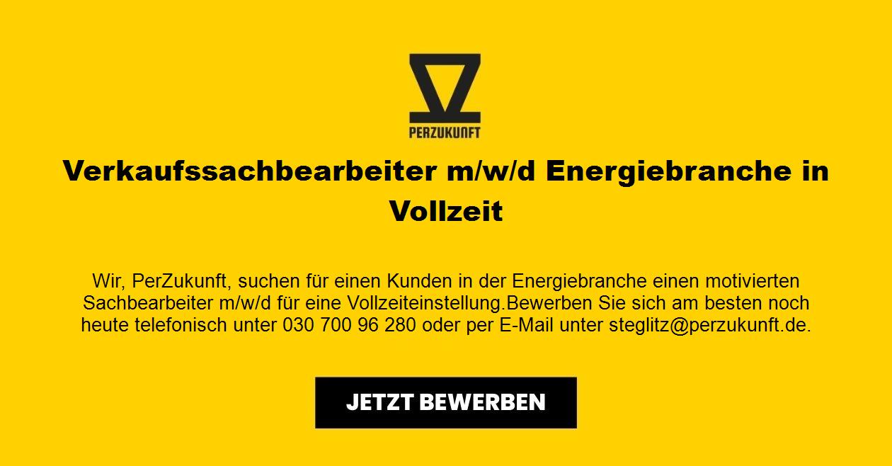 Verkaufssachbearbeiter m/w/d Energiebranche in Vollzeit