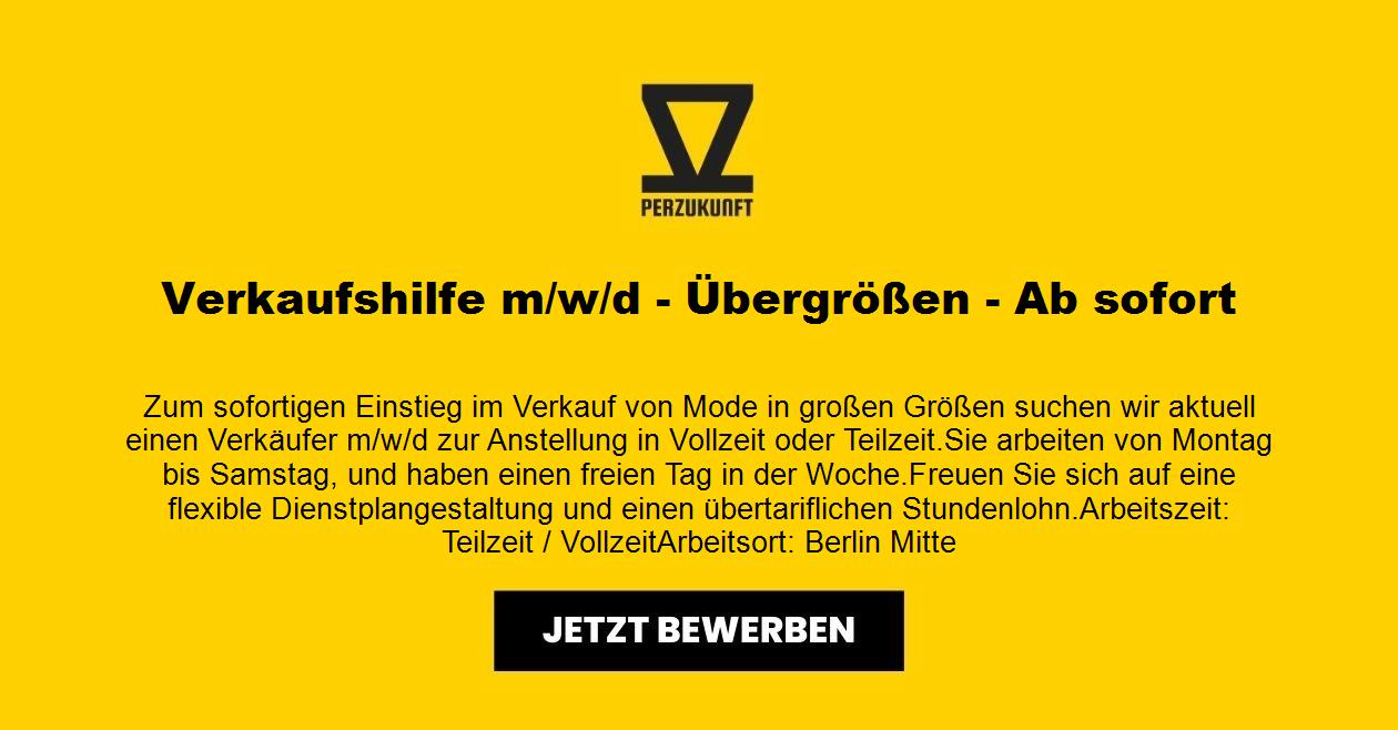 Verkaufshilfe m/w/d - Übergrößen - Berlin - VZ/TZ