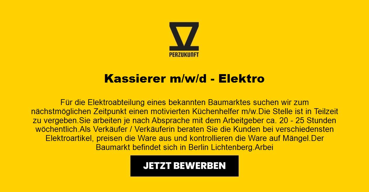 Kassierer m/w/d - Elektro - Berlin