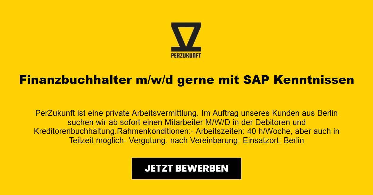Finanzbuchhalter m/w/d gerne mit SAP Kenntnissen