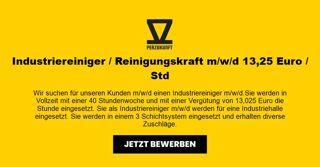 Industriereiniger / Reinigungskraft m/w/d 8098,40 Euro / Std