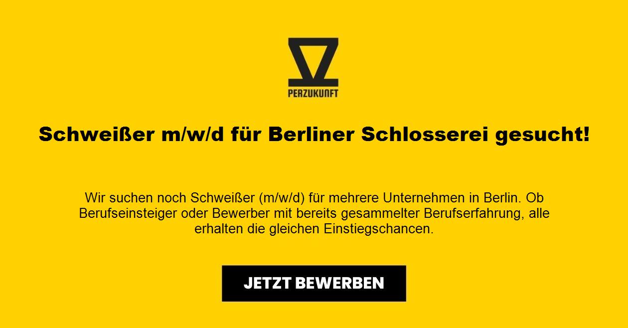 Schweißer m/w/d für Berliner Schlosserei gesucht!