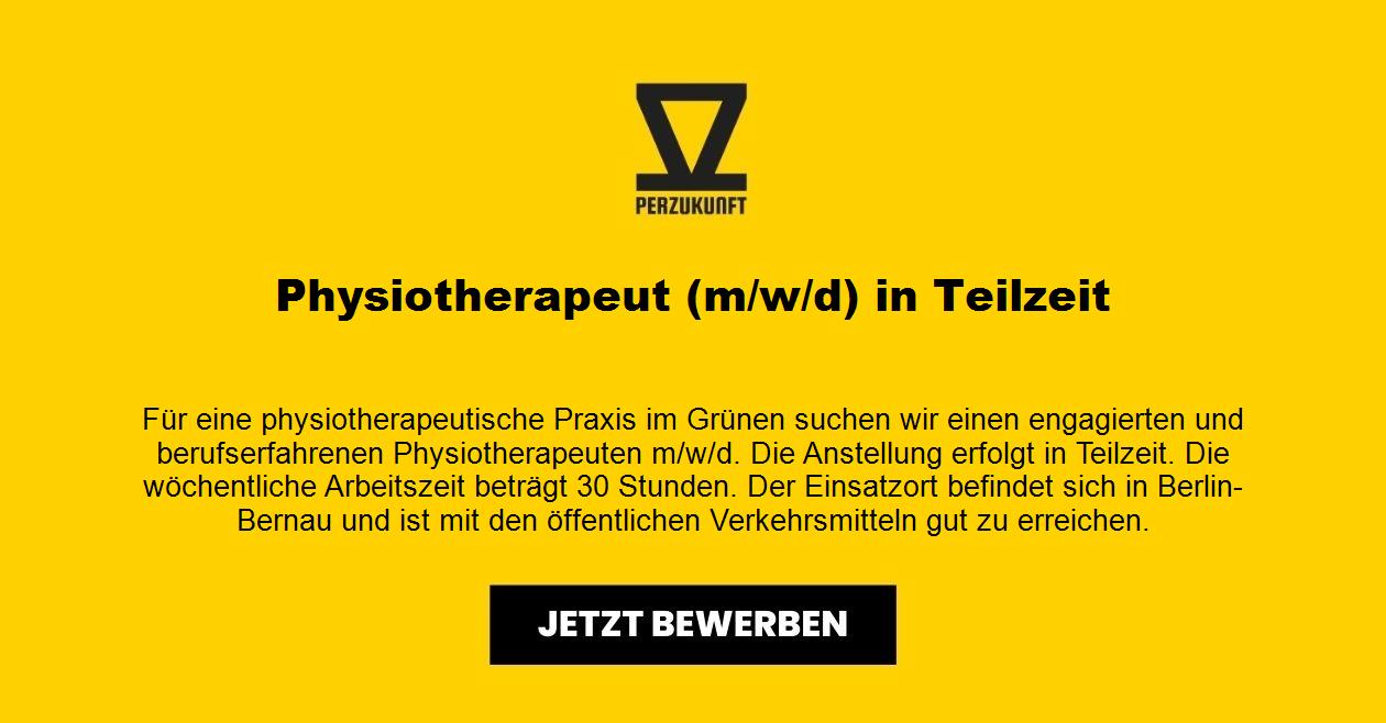 Physiotherapeut (m/w/d) in Teilzeit