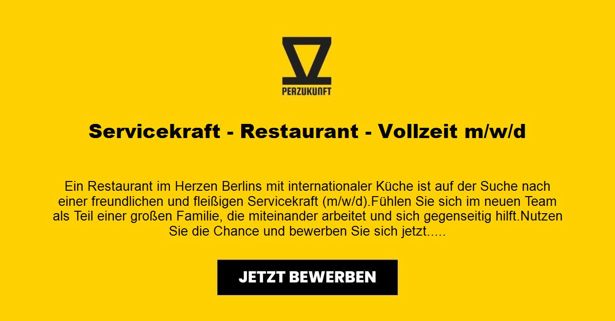 Servicekraft - Restaurant - Vollzeit m/w/d