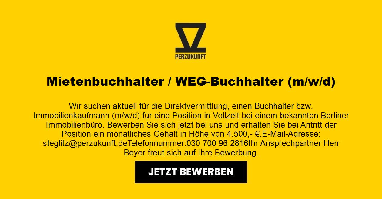 Mietenbuchhalter / WEG-Buchhalter (m/w/d)