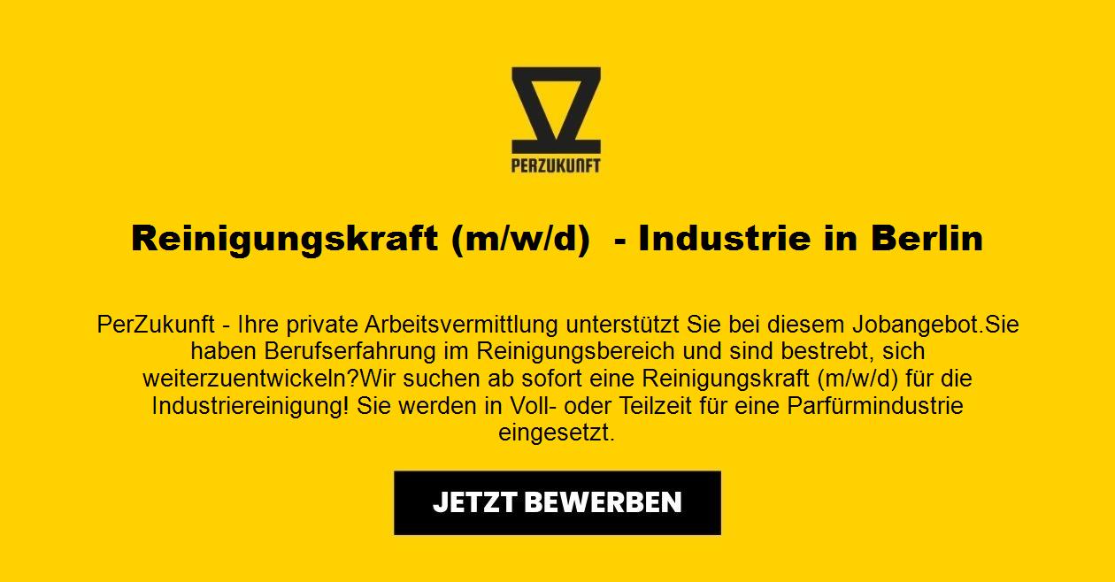 Reinigungskraft (m/w/d)  - Industrie in Berlin