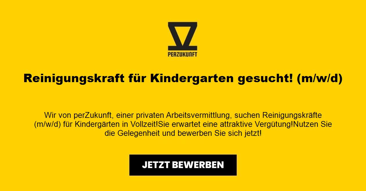 Reinigungskraft für Kindergarten gesucht! (m/w/d)