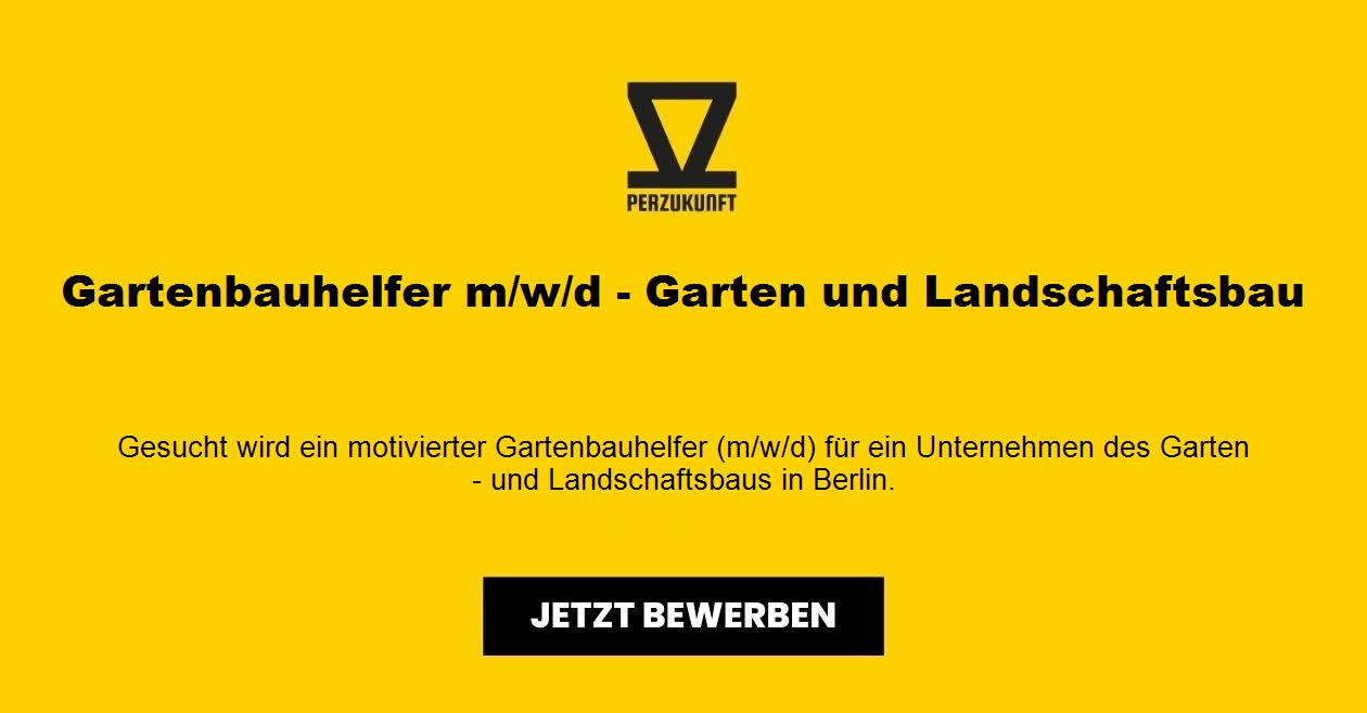 Gartenbauhelfer m/w/d - Garten und Landschaftsbau
