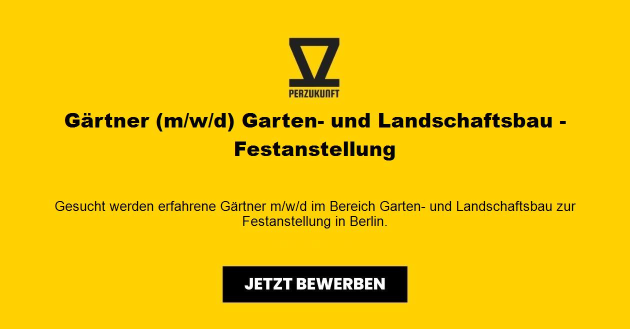 Gärtner (m/w/d) Garten- und Landschaftsbau - Festanstellung