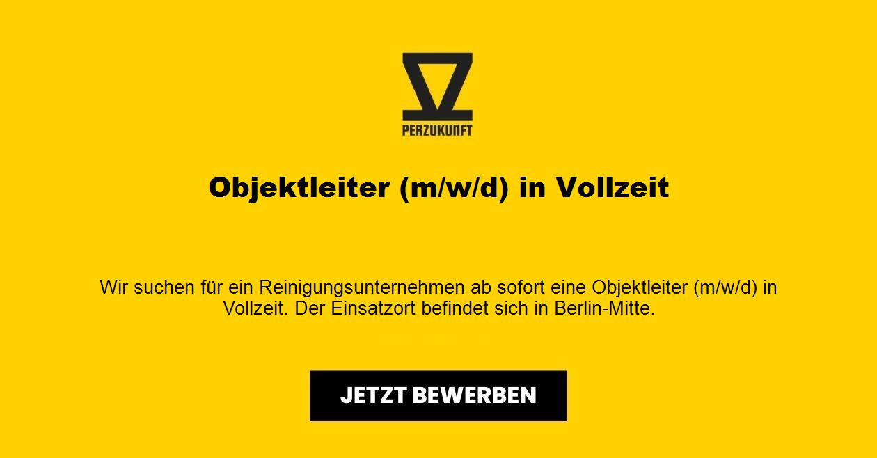Objektleiter (m/w/d) in Vollzeit