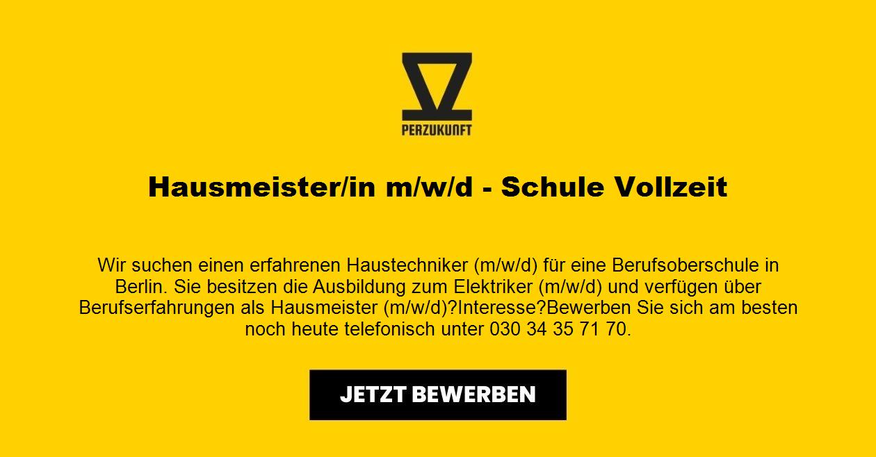 Hausmeister/in m/w/d - Schule Vollzeit