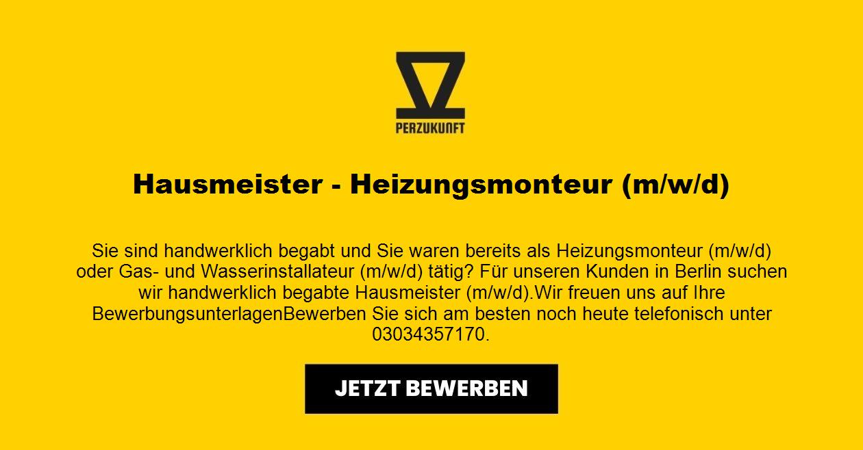 Hausmeister - Heizungsmonteur (m/w/d)