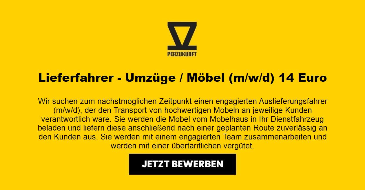 Lieferfahrer - Umzüge / Möbel (m/w/d) 36,31 Euro