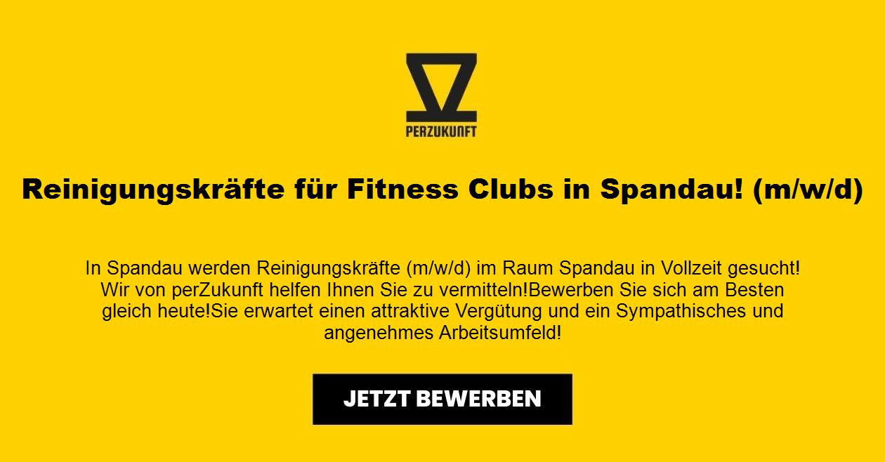 Reinigungskräfte für Fitness Clubs in Spandau! (m/w/d)