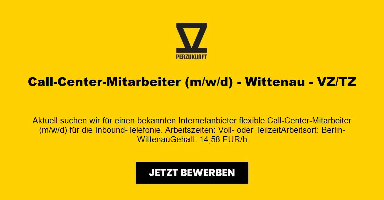 Call-Center-Mitarbeiter (m/w/d) - Wittenau - VZ/TZ