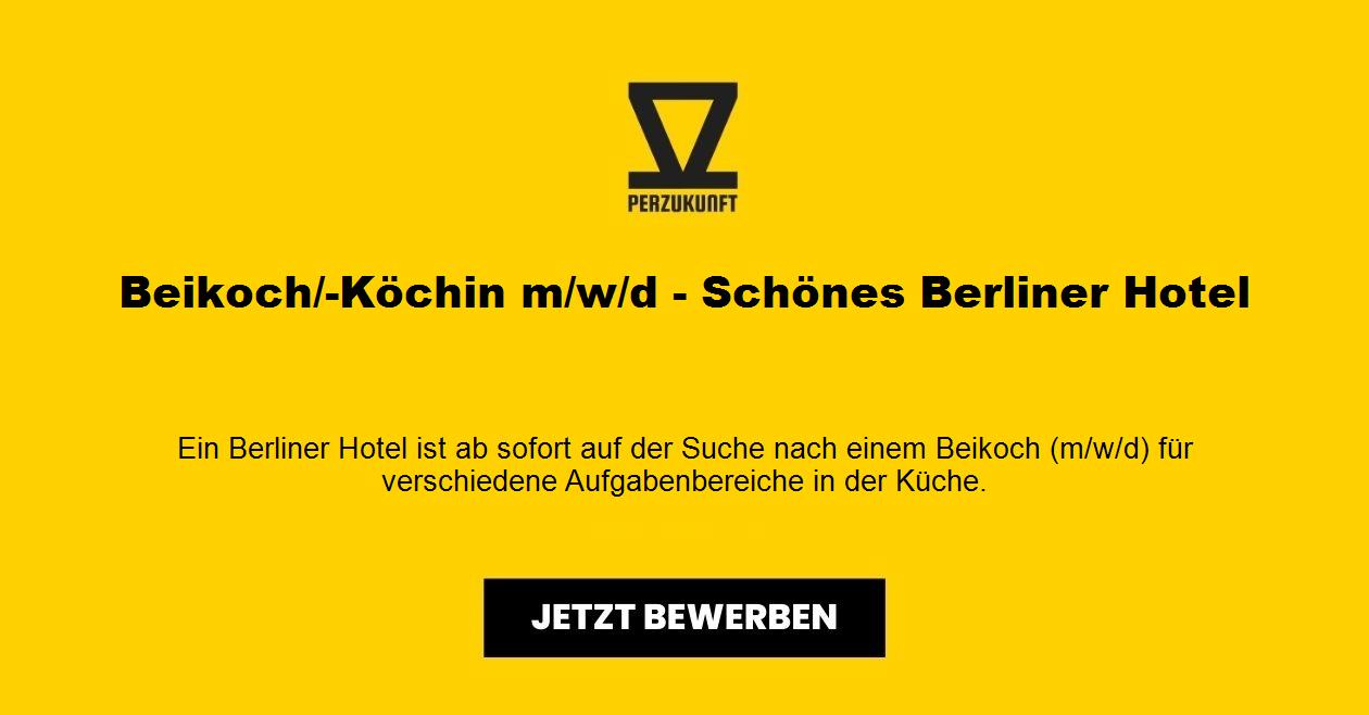 Beikoch/-Köchin m/w/d - Schönes Berliner Hotel