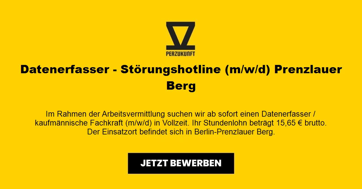 Datenerfasser - Störungshotline (m/w/d) Prenzlauer Berg