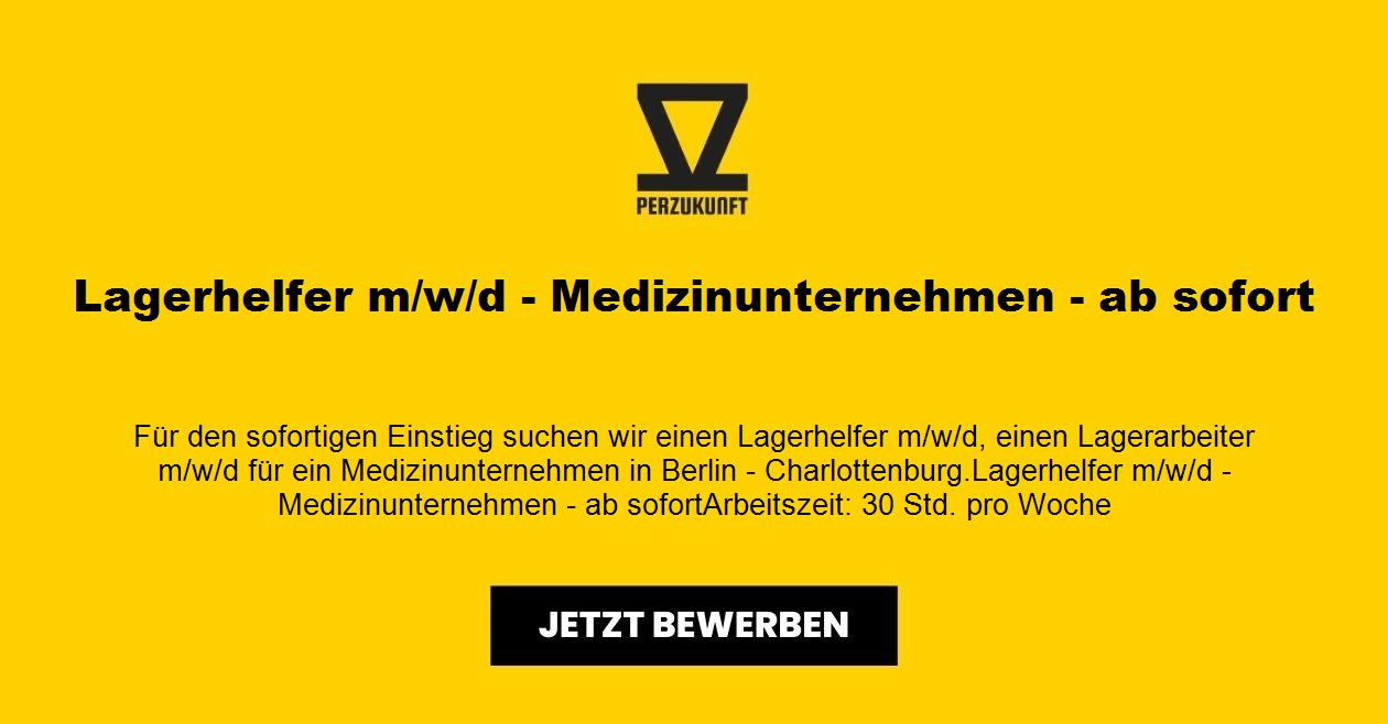 Lagerhelfer m/w/d - Medizinunternehmen - ab sofort