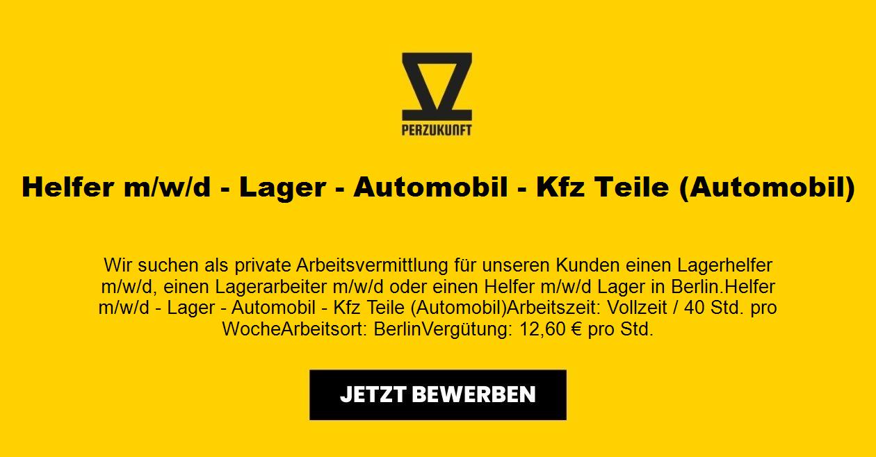 Helfer m/w/d - Lager - Automobil - Kfz Teile (Automobil)