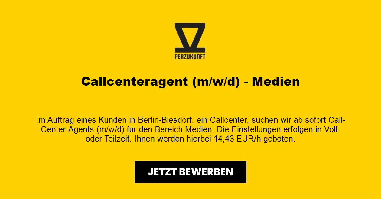 Callcenteragent (m/w/d) - Medien