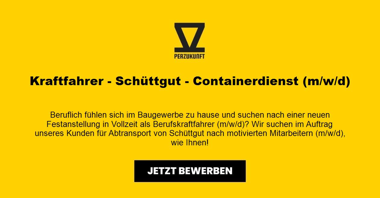 Kraftfahrer - Schüttgut - Containerdienst (m/w/d)