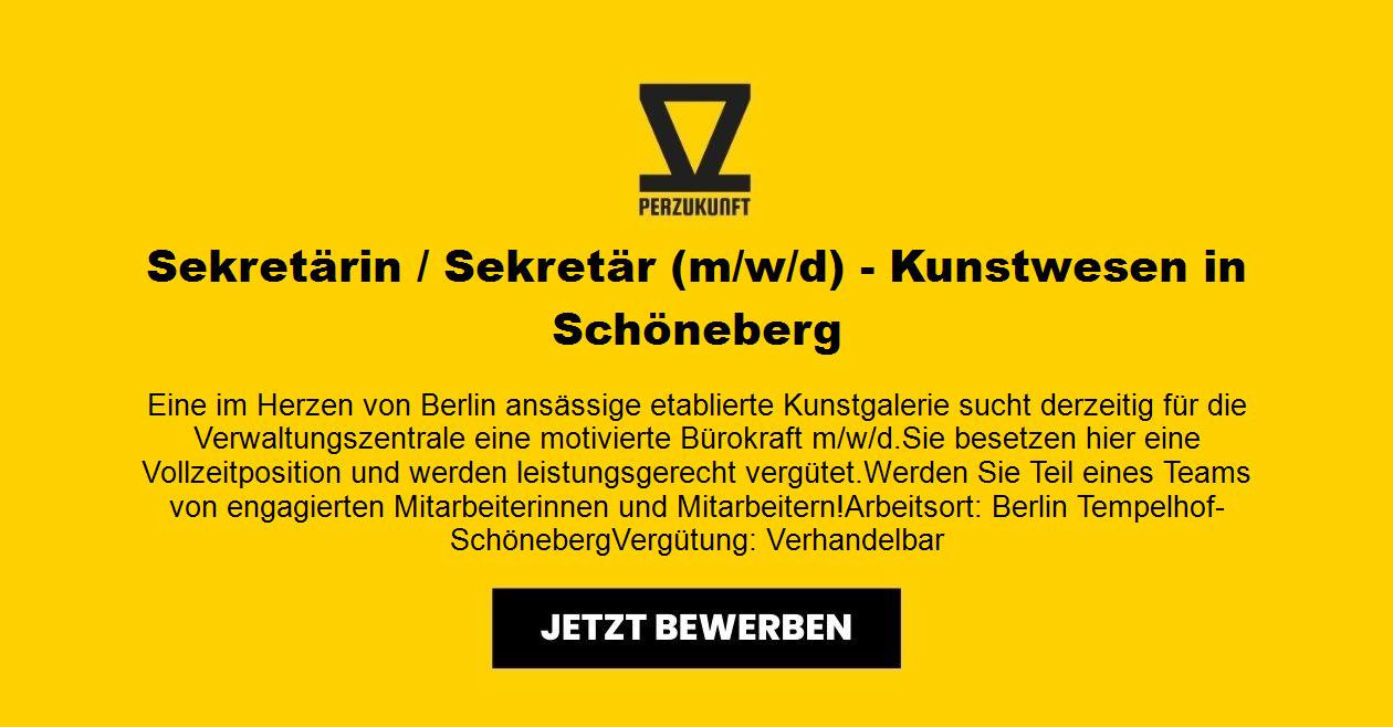 Sekretärin / Sekretär (m/w/d) - Kunstwesen in Schöneberg