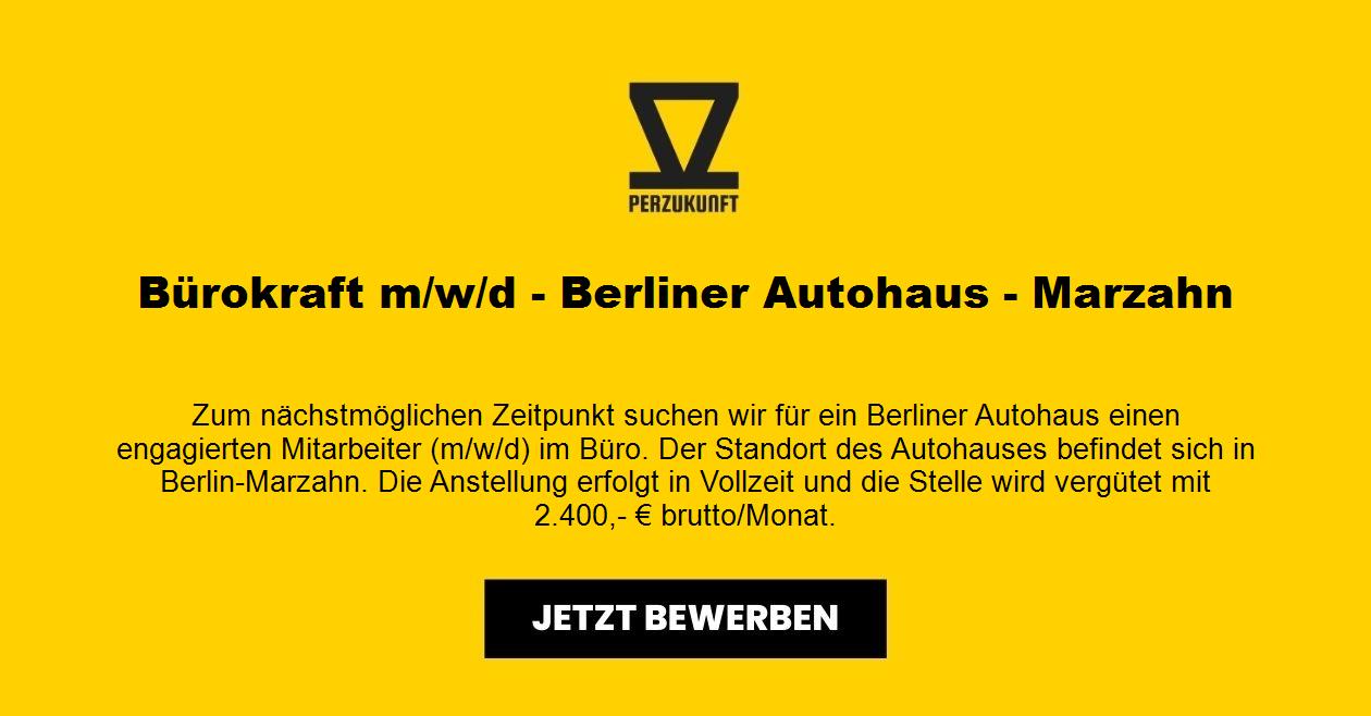 Bürokraft m/w/d - Berliner Autohaus - Marzahn