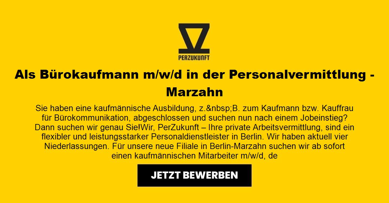 Bürokaufmann m/w/d in der Personalvermittlung - Marzahn