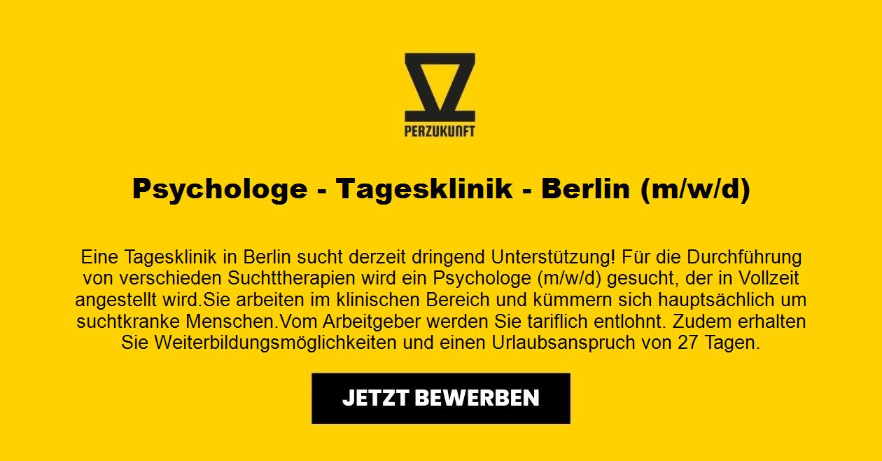 Psychologe - Tagesklinik - Berlin (m/w/d)