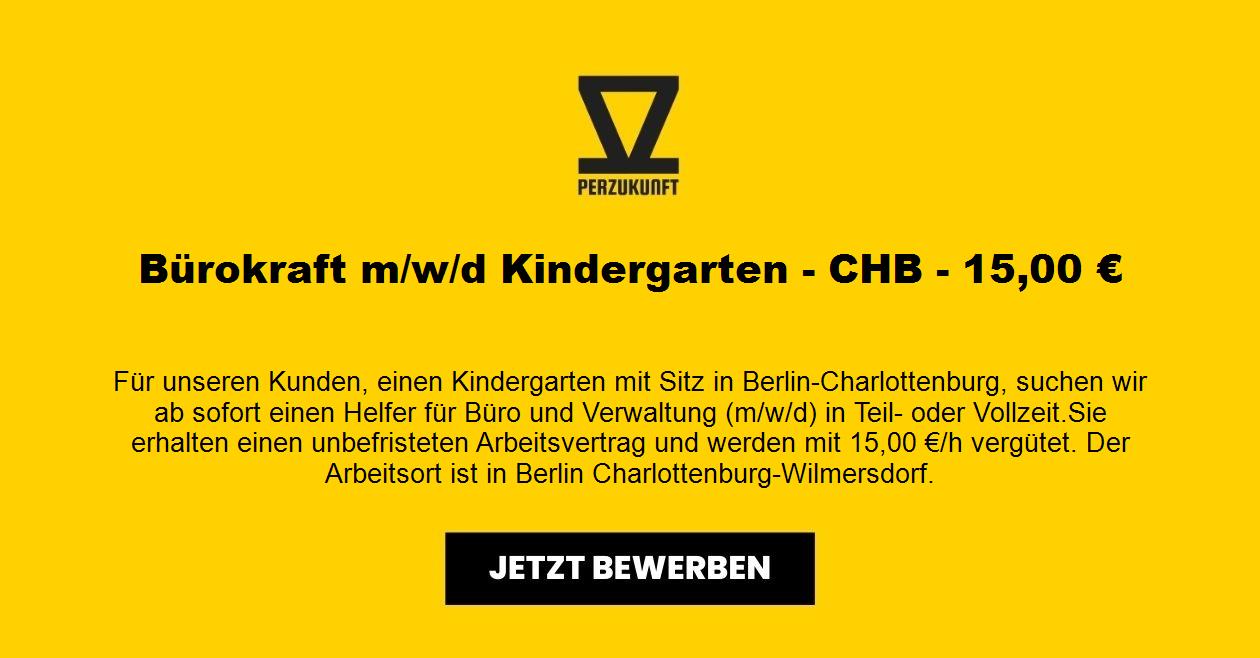 Bürokraft m/w/d Kindergarten - CHB - 15,00 €