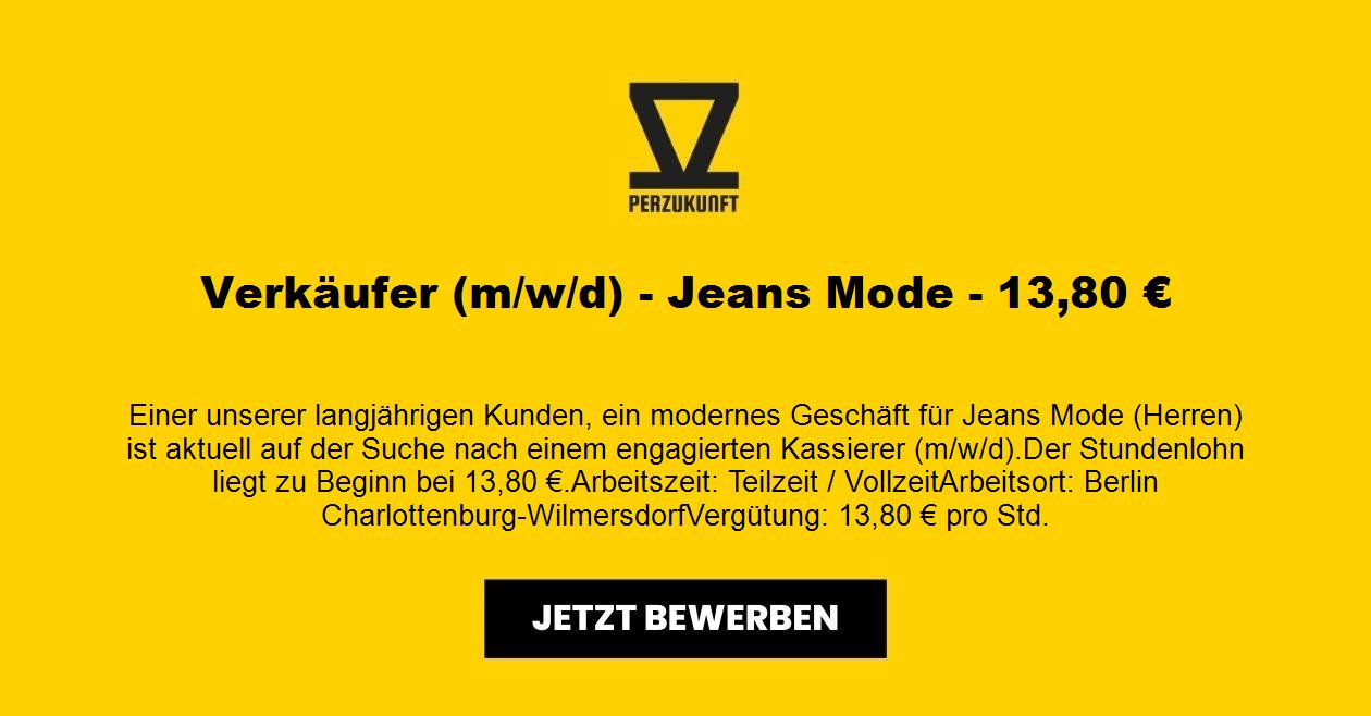 Verkäufer (m/w/d) - Jeans Mode - 13,80 €