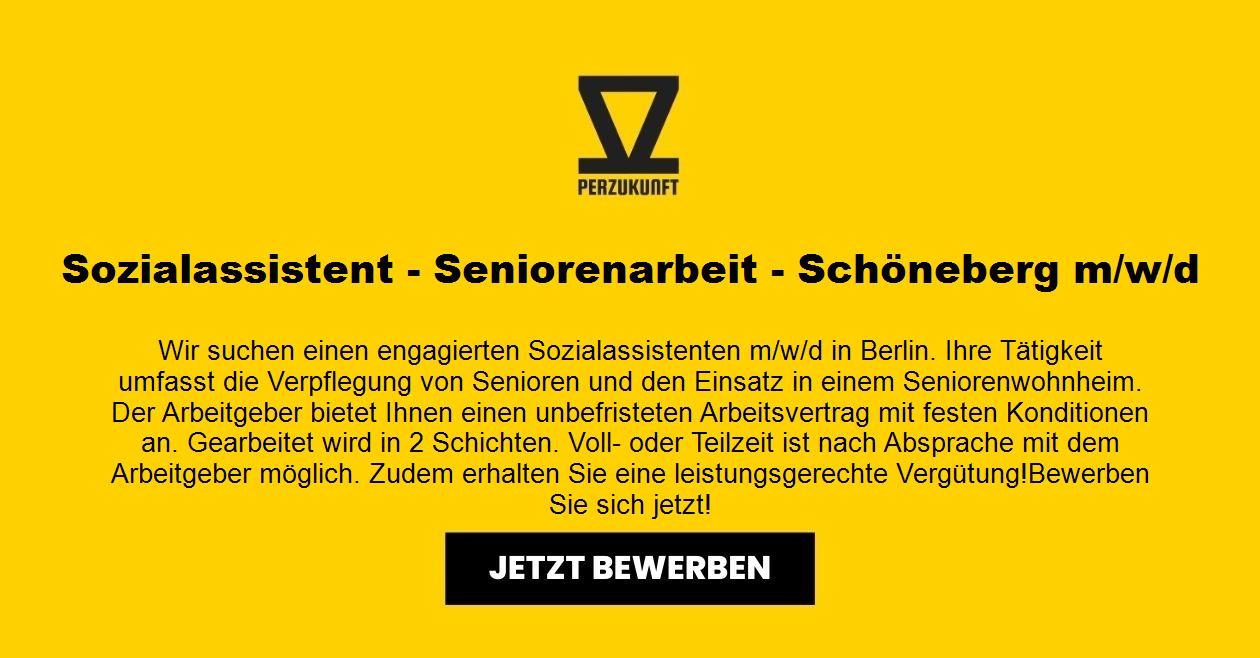 Sozialassistent - Seniorenarbeit - Schöneberg m/w/d