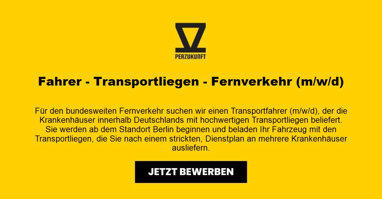 Fahrer - Transportliegen - Fernverkehr (m/w/d)