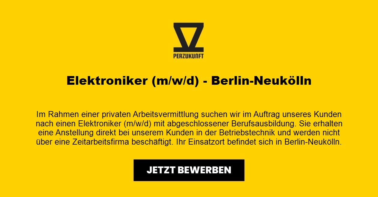 Elektroniker (m/w/d) - Berlin-Neukölln