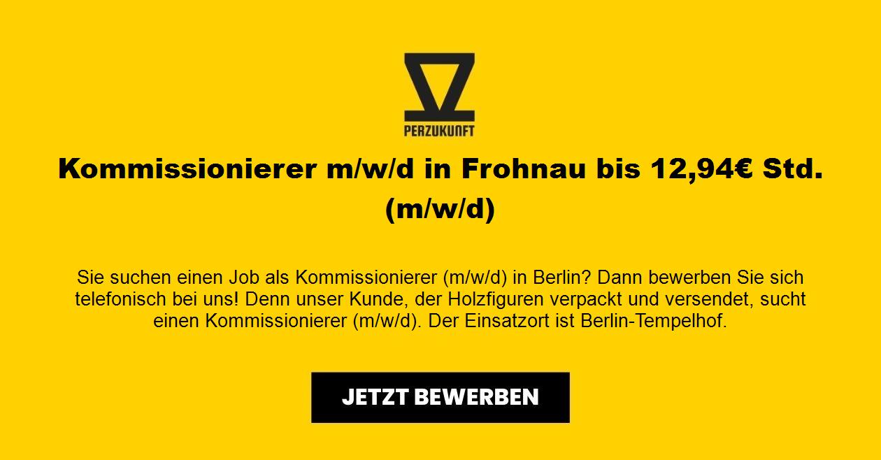 Kommissionierer m/w/d in Frohnau bis 27,96€ Std. (m/w/d)