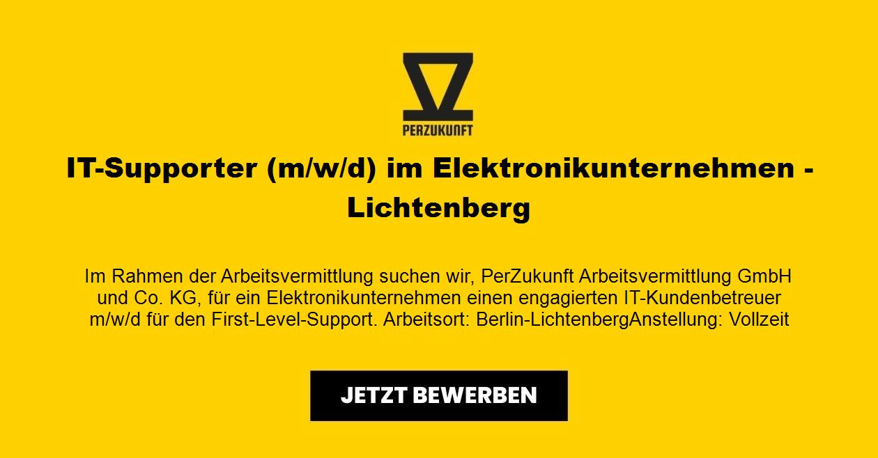 IT-Supporter (m/w/d) im Elektronikunternehmen - Lichtenberg