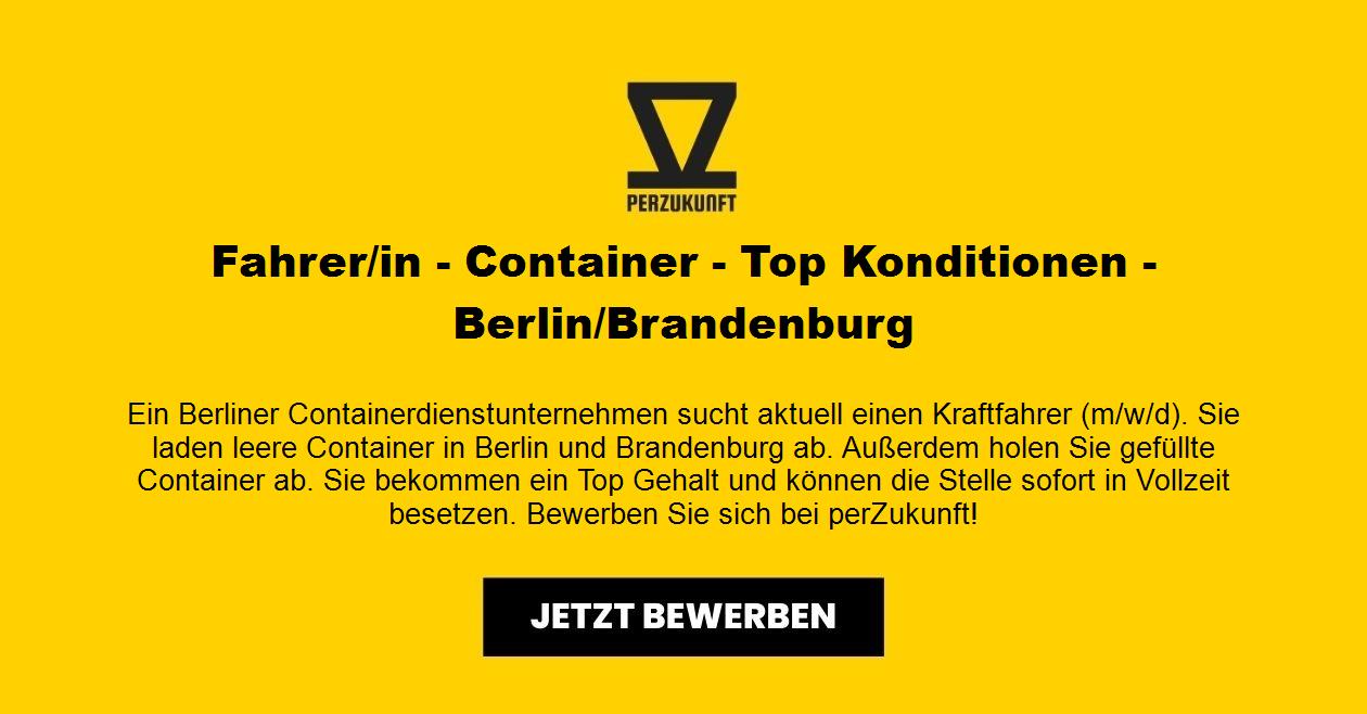 Fahrer/in - Container - Top Konditionen - Berlin/Brandenburg