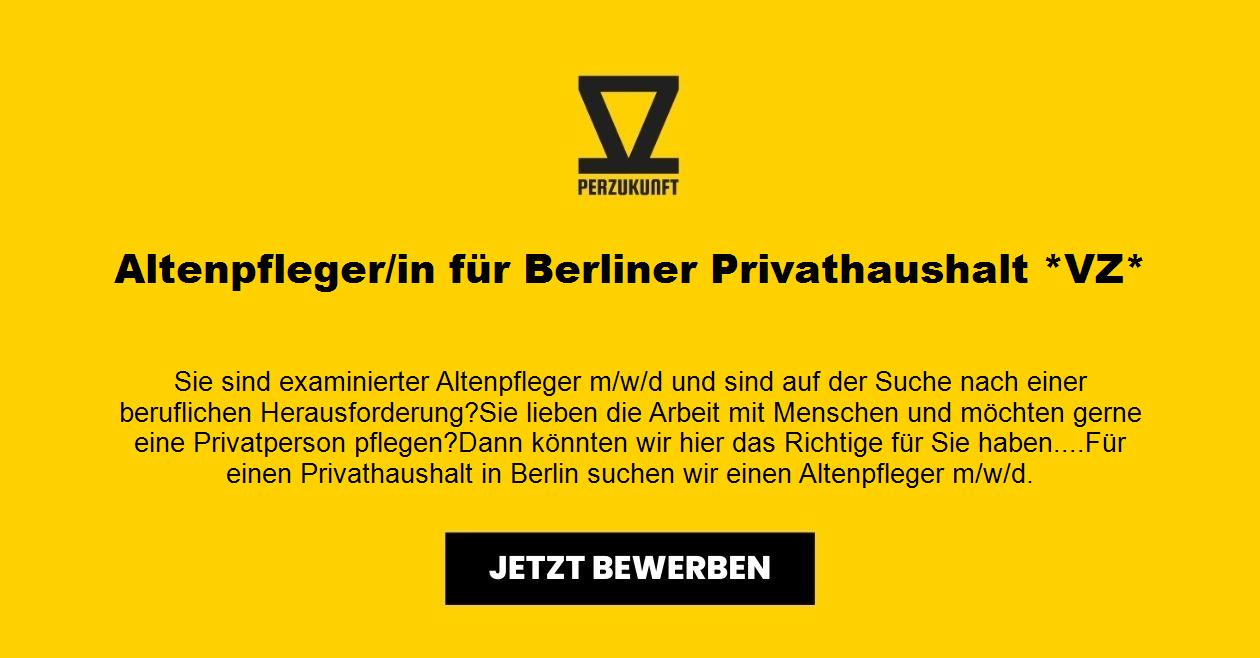 Altenpfleger/in für Berliner Privathaushalt *VZ*