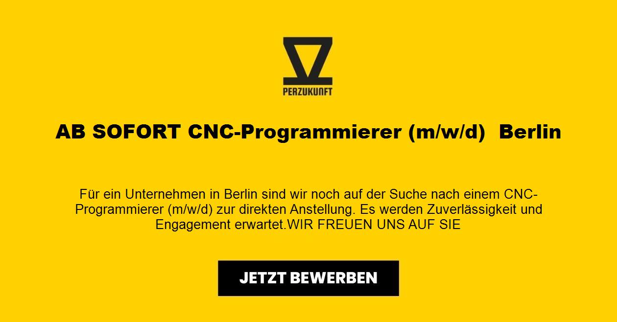 AB SOFORT CNC-Programmierer (m/w/d)  Berlin